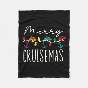 Manta Polar Navidades de crucero navideño navidad pijamas holi