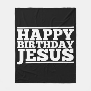 Manta Polar Navidades de Cumpleaños Jesús