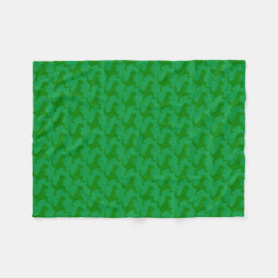 Manta Polar Navidades de dinosaurios verdes Fleece Blanket
