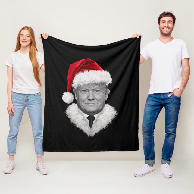 Manta Polar Navidades de Donald Trump curioso regalo de Santa  (In situ)