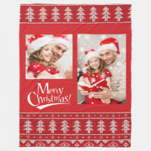 Navidades de FOTO Fleece Blanket