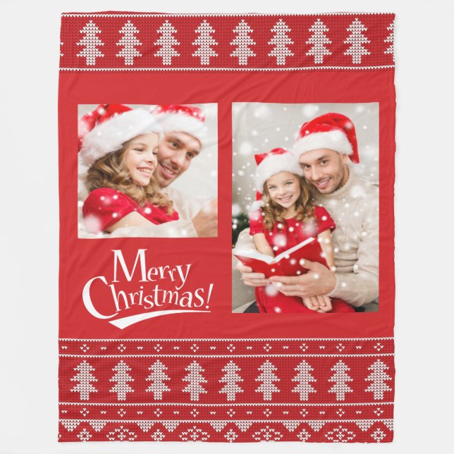Manta Polar Navidades de FOTO Fleece Blanket (Anverso)