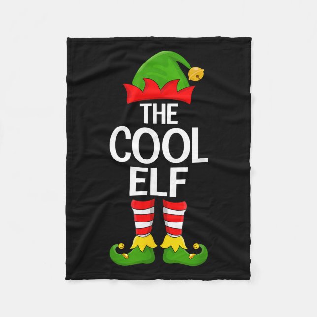 Manta Polar Navidades de Guay Elf Xmas Familia Elf Squad (Anverso)