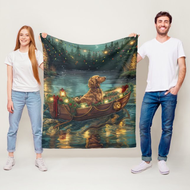 Manta Polar Navidades de hebilla afgana disfrutan de un viaje  (In situ)