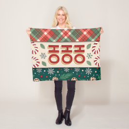 Manta Polar Navidades de Ho Ho Ho Ho Ho Ho