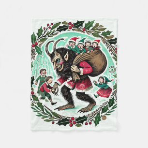Manta Polar Navidades de Krampus