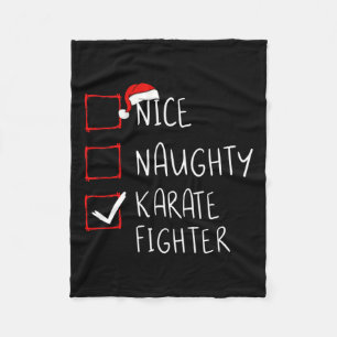 Manta Polar Navidades de la lista de luchadores de Nice Naught