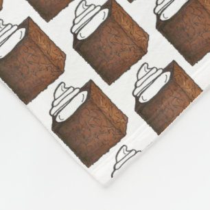 Manta Polar Navidades de la rebanada de pan de jengibre hacien