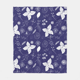 Manta Polar Navidades de Navy Blue