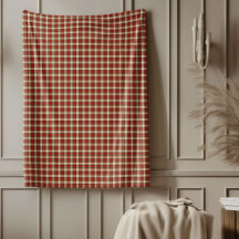 Navidades de Plaid Tartán Verde Rojo Clásico