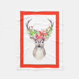 Manta Polar Navidades de renos Fleece Blanket