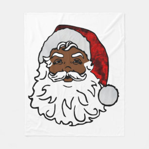 Manta Polar navidades de santa negra de áfrica