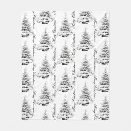 Manta Polar NAVIDADES de WINTERLAND frazada