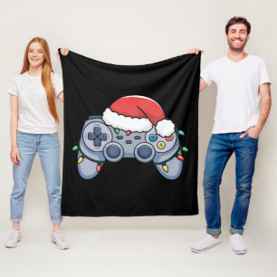 Manta Polar Navidades del controlador de videojuegos Santa Hat