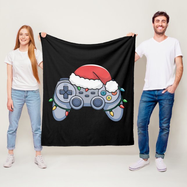 Manta Polar Navidades del controlador de videojuegos Santa Hat (In situ)