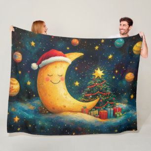 Manta Polar Navidades divertidos celebran la galaxia lunar