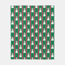 Manta Polar Navidades divertidos y entusiastas Detective Snowm