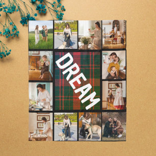Manta Polar Navidades Dream Family 12 Photo College