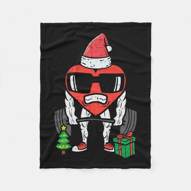 Manta Polar Navidades Ejercicio de gimnasia de verano para el  (Anverso)