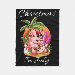 Manta Polar Navidades En Julio De Vacaciones De Verano Diverti