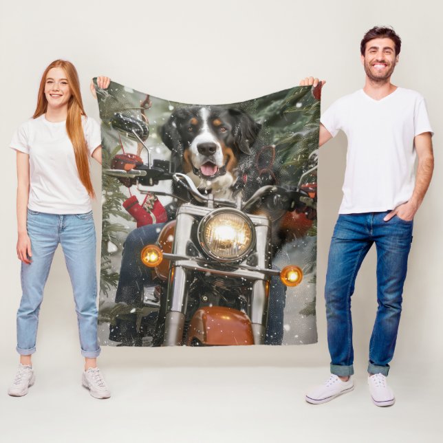 Manta Polar Navidades en motocicleta del Gran Suizo Montañismo (In situ)