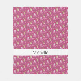 Manta Polar Navidades Enanos Y Renos Con Guantes