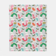 navidades falalala gris - medias