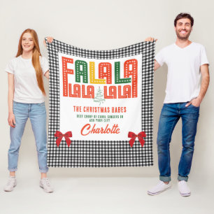 Manta Polar Navidades familiares Karaoke Carols Choir Group