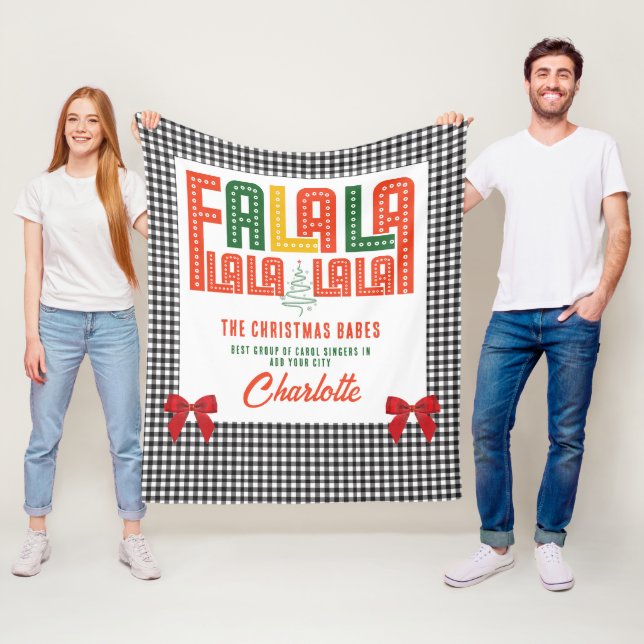 Manta Polar Navidades familiares Karaoke Carols Choir Group (In situ)