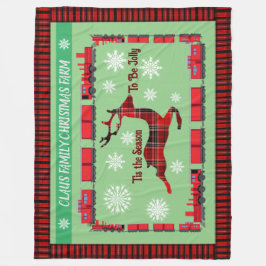 Manta Polar Navidades familiares personalizados 2.0