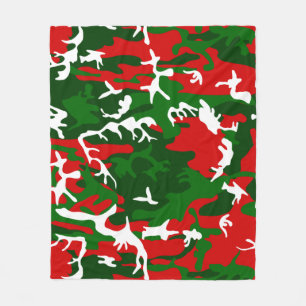 Manta Polar navidades feos camuflan
