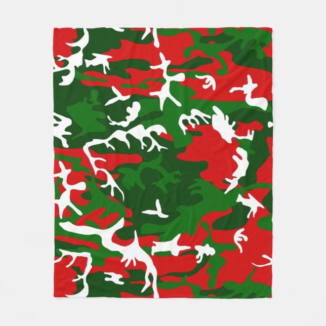Manta Polar navidades feos camuflan (Anverso)