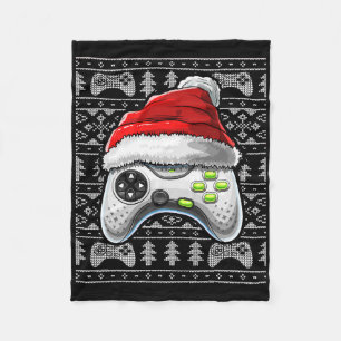 Manta Polar Navidades feos Video Game Controller Navidad Gam