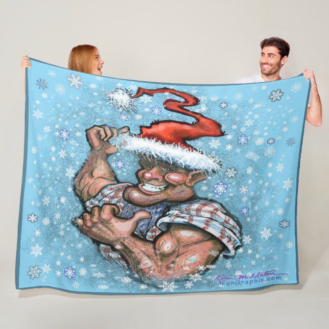 Manta Polar Navidades Fleece Blanket (In situ)