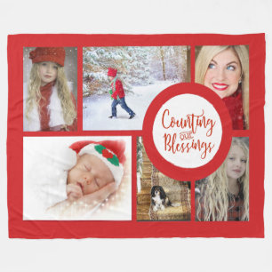 Manta Polar Navidades Foto Fleece Blanket