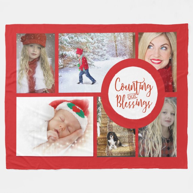 Manta Polar Navidades Foto Fleece Blanket (Frente (Horizontal))