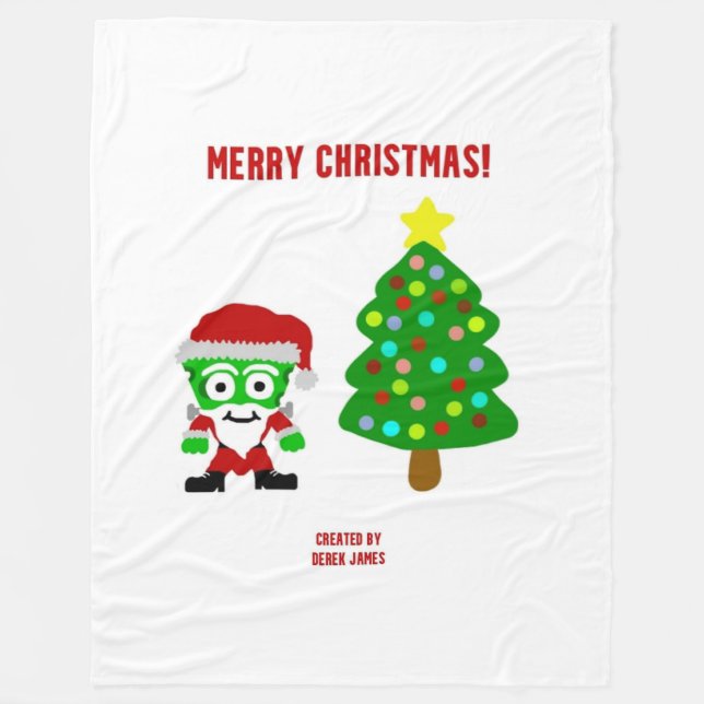 Manta Polar Navidades FrankenCheese Gran Funda (Anverso)