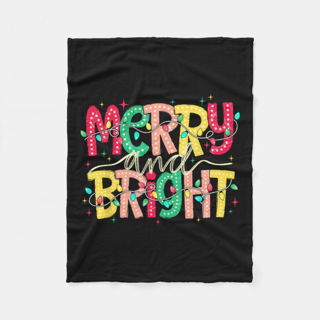 Manta Polar Navidades Frescos Y Luminosos Funny Familia Pajama (Anverso)