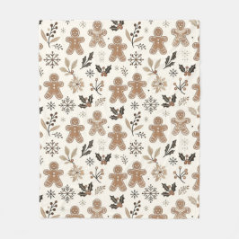 Manta Polar Navidades Gingerbread Cookies