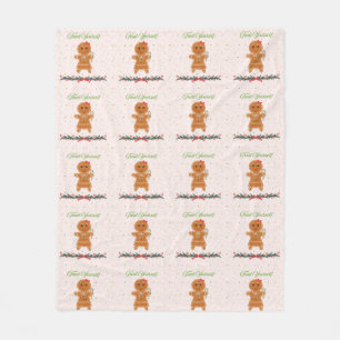 Manta Polar Navidades Gingerbread Woman