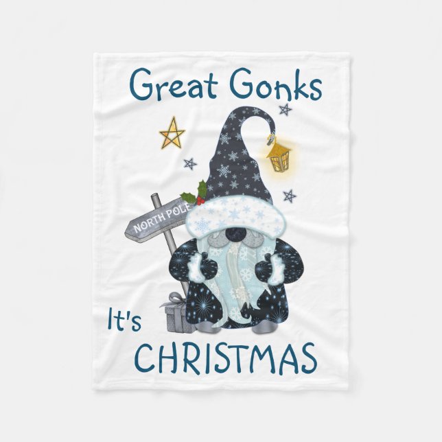 Manta Polar Navidades Gonk Blanket Throw (Anverso)