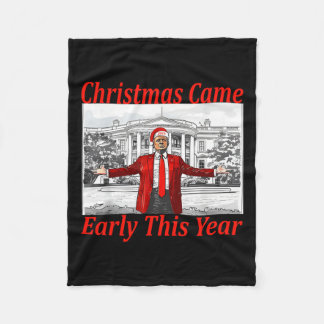 Manta Polar Navidades graciosos de Trump llegaron a comienzos