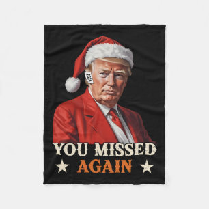 Manta Polar Navidades graciosos de Trump que perdiste de nuevo