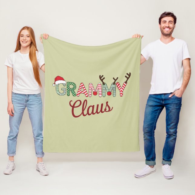 Manta Polar Navidades Grammy Claus Regalo de abuela Navidad (In situ)