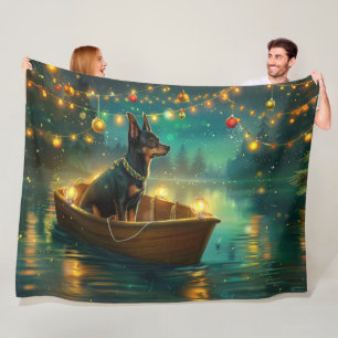 Manta Polar Navidades Kelpie australianos disfrutan del viaje 
