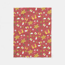 Manta Polar navidades lanzan almohada