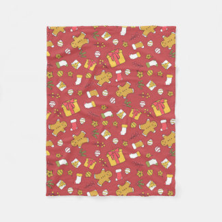 Manta Polar navidades lanzan almohada