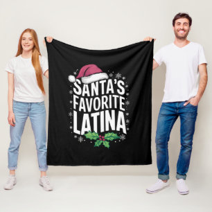 Manta Polar Navidades latinas favoritas de Santa Elena celebra
