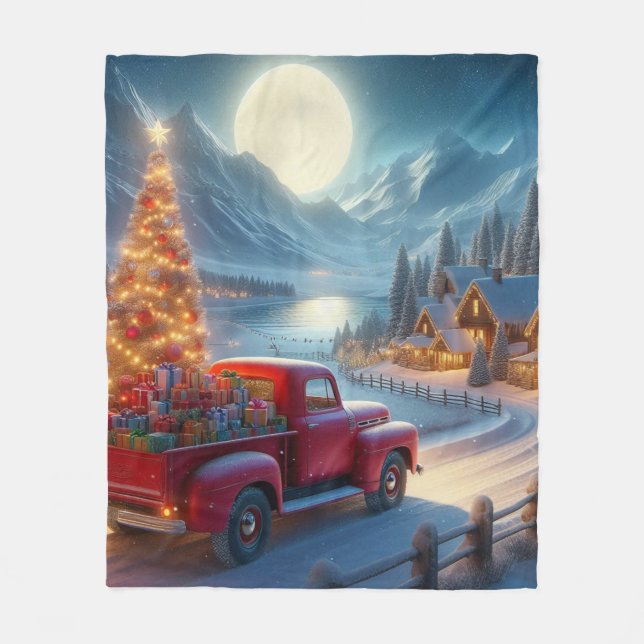 Manta Polar Navidades mágicos hasta entrega (Anverso)