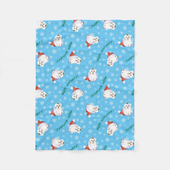 Manta Polar Navidades malteses (Anverso)